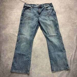 Wrangler Retro Relaxed Bootcut Jeans Mens 36x31 Blue Denim 10WRT20GL